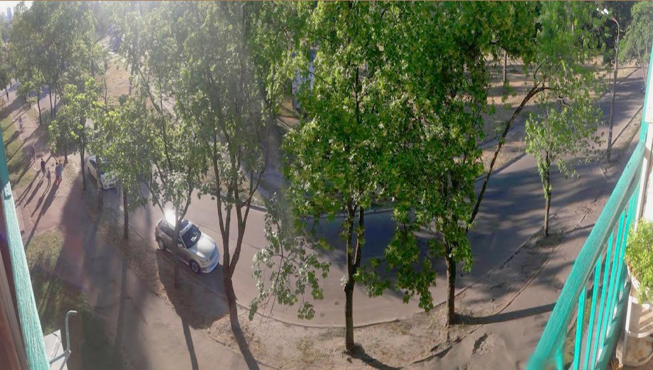 Однокомнатная Квартира На Улице Попудренко Kyjev Exteriér fotografie